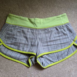 Lululemon Speed Shorts - Wee Are From Space Silver